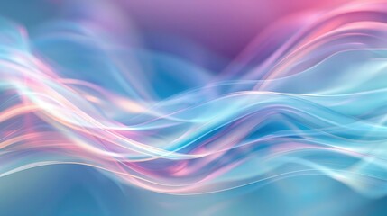 Poster - abstract colorful wave background with soft focus and blurred edges for a dreamy effect