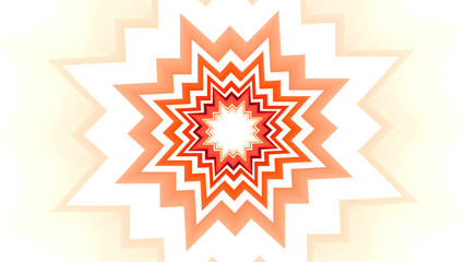 Fototapete - Animated tunnel with hypnotic colorful pattern. Motion. Simple card games move in hypnotic tunnel. Colorful floral or geometric animation layers in tunnel motion