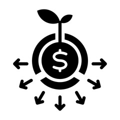 Sticker - Dividend Yield Icon