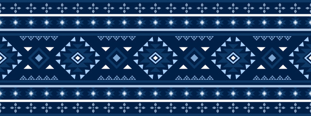 Navajo aztec southwest geometric seamless pattern fabric colorful design for textile printing