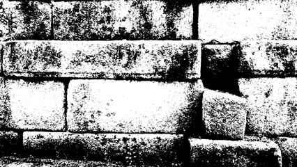 11-33. Old brick textured background image. Brick vector image