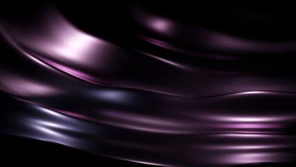 Poster - Colored liquid with circular waves. Design. Rings of waves on surface of liquid with ripples. Creamy or metallic liquid texture with shiny circular waves