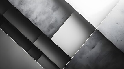 Grey white abstract background geometry shine and layer element vector for presentation design. 