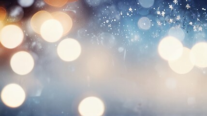 Poster - abstract bokeh background