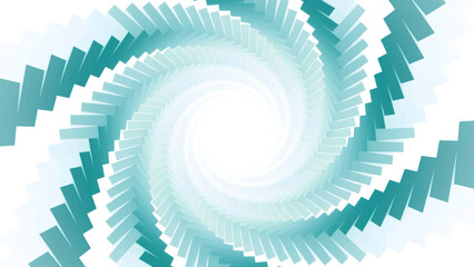 Fototapete - Abstract background in the form of a spiral or tunnel in space. Motion. Symmetrically placed bricks create a pattern and a rounding.