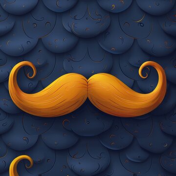 Happy Fathers day mustache background