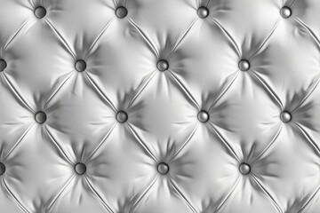 Poster - Seamless white leather texture pattern for sofa upholstery