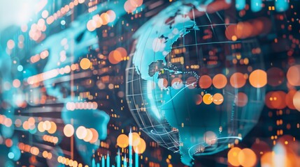 Poster - Economic growth is powered by businesses that utilize global networks, cutting-edge financial data analysis