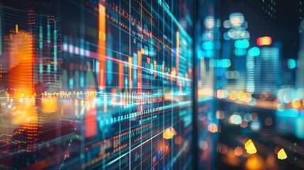 Poster - financial data analysis and technology innovation fuel economic growth in global business networks, 