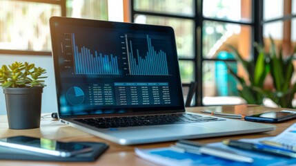 Poster - financial data analysis and technology innovation fuel economic growth in global business networks, 