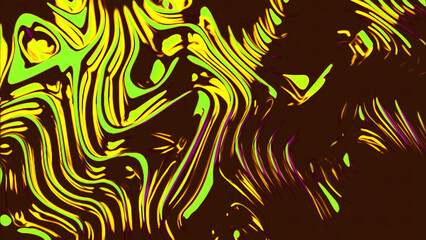 Poster - Abstract beauty liquid wavy pattern. Design. Gradient curving lines looking like liquid texture.