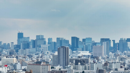 Aufkleber - 東京の風景　空撮