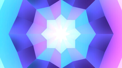 Poster - Vivid mandala background with geometrical elements. Design. Star changing shapes, mosaic symmetrical pattern.