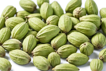 Wall Mural - Green Cardamom Pods Close Up