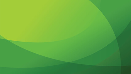 Wall Mural - green abstract background vector with curves, copy space for design. perfect for background, banner,