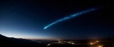 Universe Comet Tail A comet streaking across
