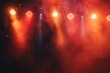 © LimeSky - Rock concert with floodlight scene Blurred background Web banner design element