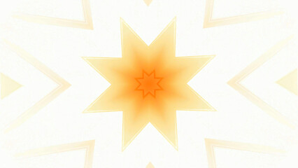 Poster - Abstract colorful kaleidoscope background with moving and pulsating star shapes. Design. Hypnotic kaleidoscope pattern.