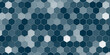 © Mst - Geometric abstract background with blue and white hexagon pattern. Vector file.