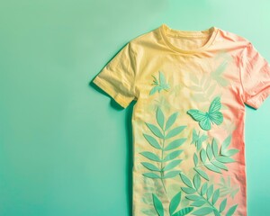 Poster - Eco-Friendly Pest Control T-Shirt Design Displayed in Studio, Emphasizing Sustainable Summer Pest Solutions