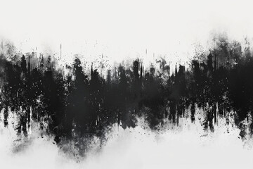  Minimalist black and white soft gradient of forest for background