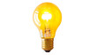 © Rosie - Glowing yellow light bulb isolated on transparent background