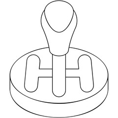 Sticker - Gear Shift Icon