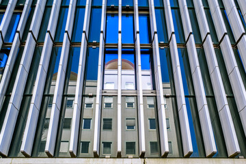 Canvas Print - typical windows of an office building