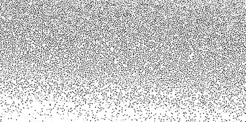 Wall Mural - Halftone grunge urban vector. Noise seamless texture. Vector Illustration. Black isolated on white. Shiny glittering dust. Abstract monochrome pattern dust messy background.