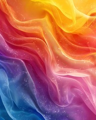 Fototapete - Bright gradient background with colorful grains. It represents a mix of energy, movement, fun and liveliness with the grain of old computer graphics or noisy TV. It has a retro or futuristic feel.