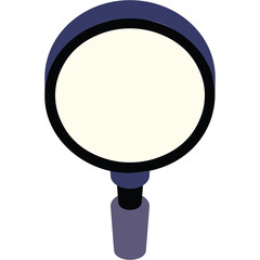 Poster - Magnifying Glass Illustration