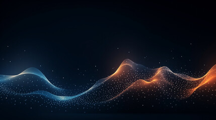 The futuristic background features an abstract blue network, illustrating the concept of technology and science in modern tech connections. network, background, technology, futuristic, connection,