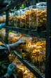 © Lidok_L - Person in Sterile Lab Placing Yellow Mushrooms in Containers