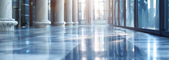 Wall Mural - Courthouse. Blurred background