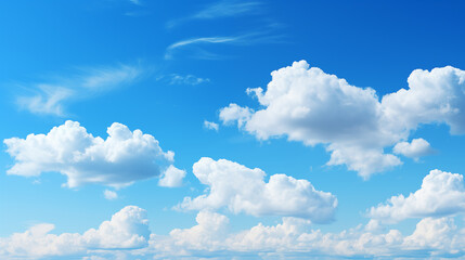 Wall Mural - blue sky with white cloud background. white cloud with blue sky background