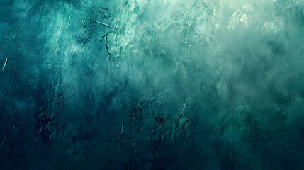 art teal blue green gradient texture background. Generative AI.