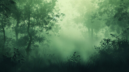 Wall Mural - A deep forest green background with a smooth hue.