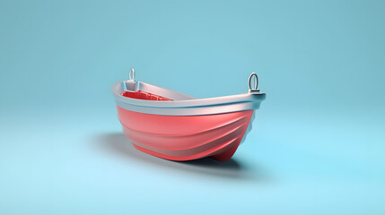 Sticker - Boat icon holiday 3d