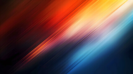 Poster - black blue orange red white mix gradient bright light and glow texture background. Generative AI.