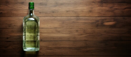 Poster - A bottle from top. copy space available