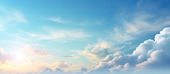Poster - sky background photo. copy space available