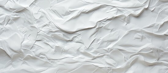 Poster - The background of the copy space image has a textured appearance resembling crumpled white paper