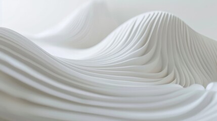 Poster - A clean white background with a faint wave pattern, offering a hint of movement without overwhelming the design