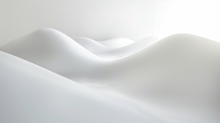 Poster - A minimalist white background with a light gradient effect, creating a soft and pleasing visual appearance
