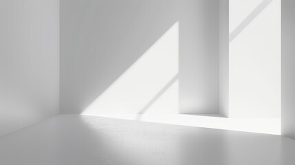 Poster - A plain white background with a subtle shadow effect at the corners, giving a sense of depth and dimension