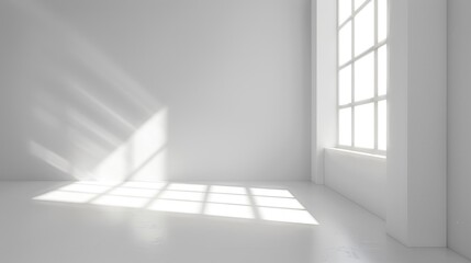 Poster - A plain white background with a subtle shadow effect at the corners, giving a sense of depth and dimension