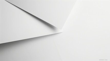 Poster - A plain white background with a subtle shadow effect at the corners, giving a sense of depth and dimension