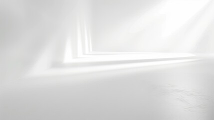 Poster - A simple, plain white background with a gentle gradient from light to slightly darker white, creating a soft visual effect