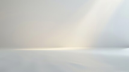 Poster - A simple, plain white background with a gentle gradient from light to slightly darker white, creating a soft visual effect