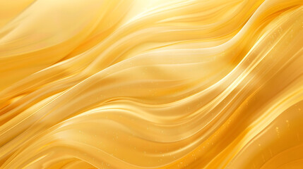 Poster - gold abstract wave lines texture background. Generative AI.